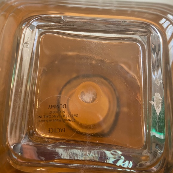 Lancome Tresor factice glass bottle